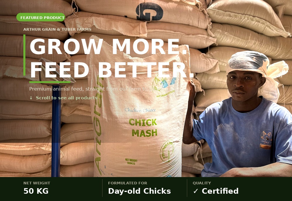 Art Grain Feeds — Featured Product Banner